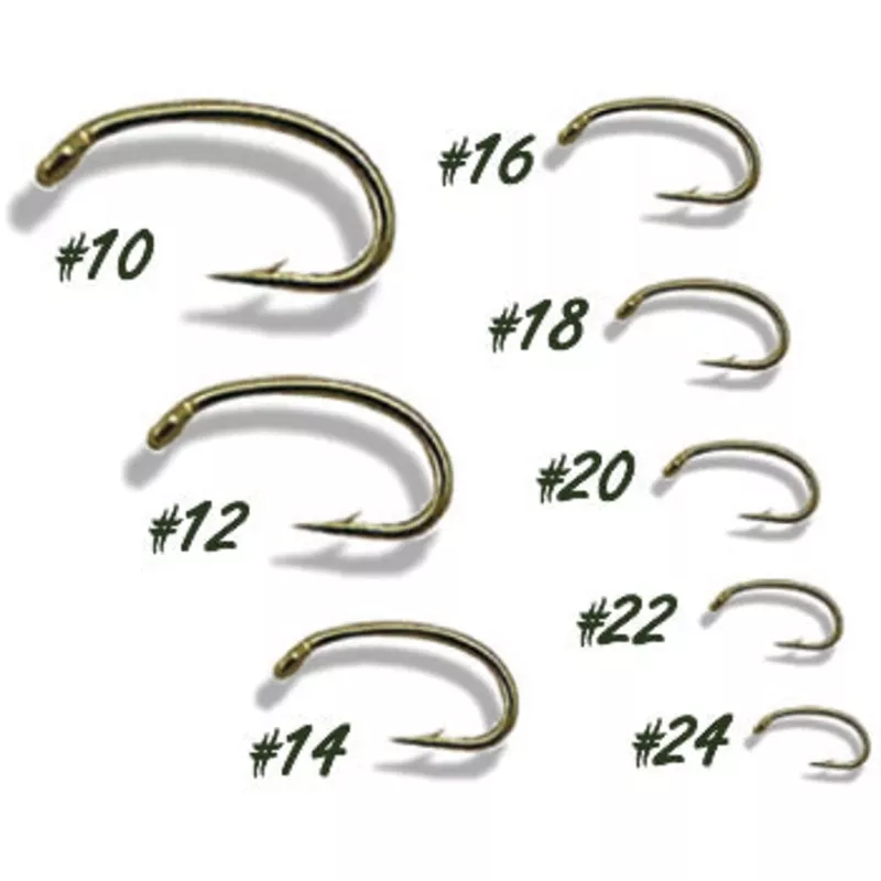 100 – Light Wire Scud Hook 7048-Bronze #10-22