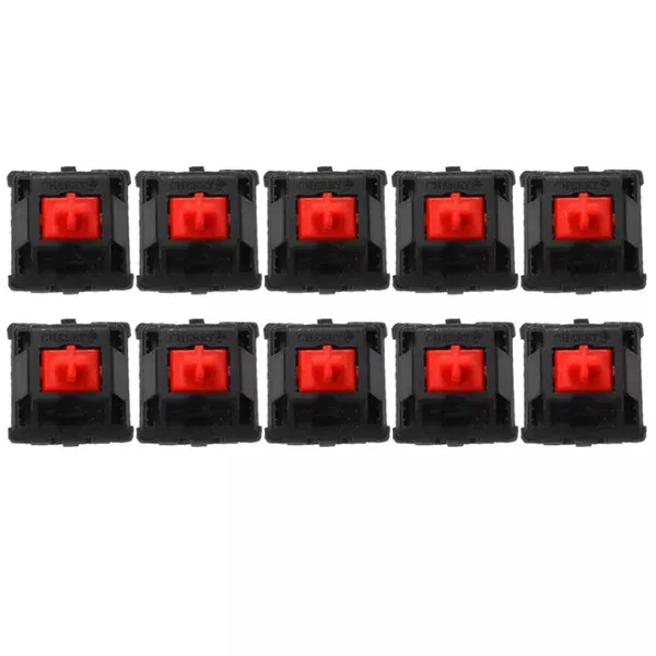 10PCS Cherry Shaft MX Switch Linear Keyboard Shaft, Color: Red Shaft