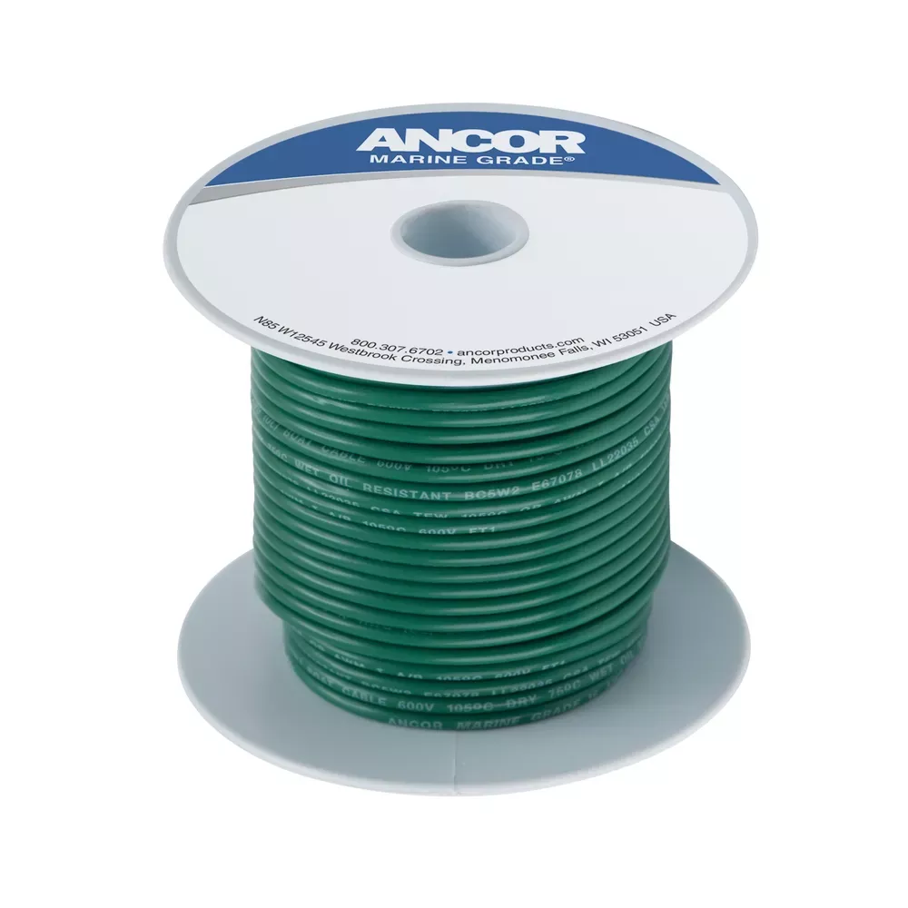 #18 Green Wire, 100 foot | Ancor 100310