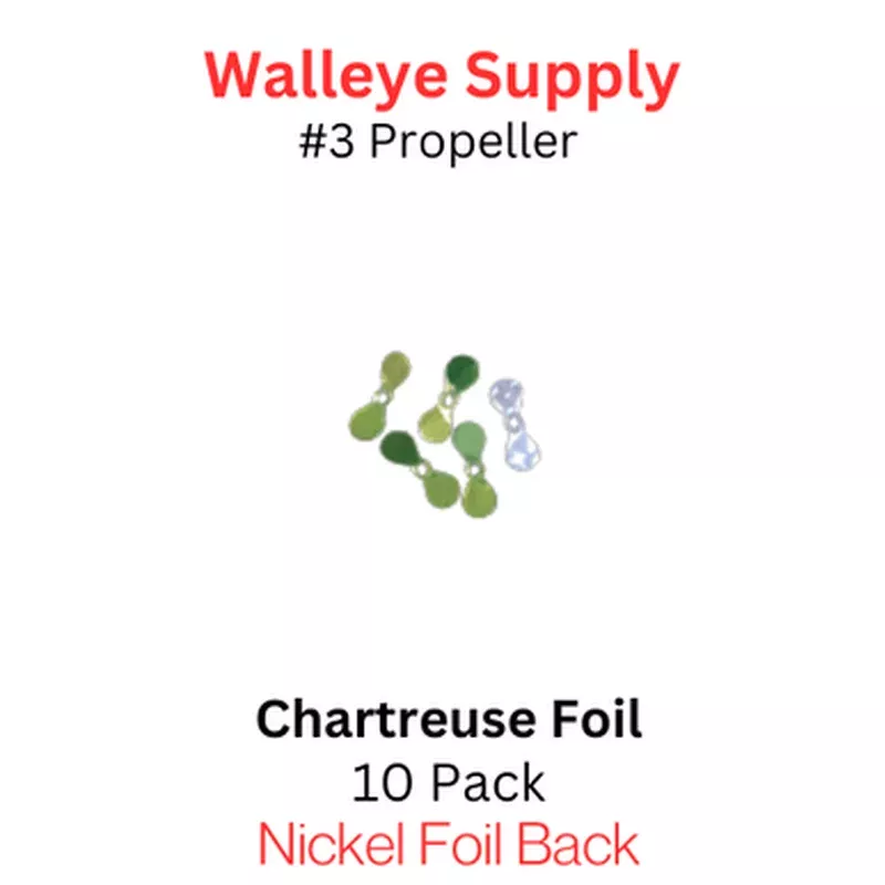 #3 CHARTRUSE FOIL PROPELLER