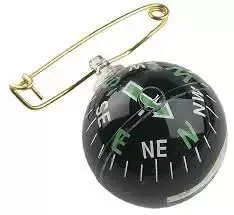 Allen 484 Pin-On Liquid Filled Compass