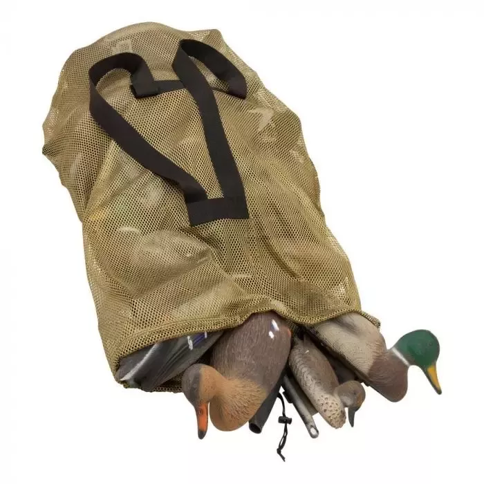 Allen Company Mesh Decoy Bag, Fits 24 Standard Duck Decoys, 52″L x 30″W, Olive