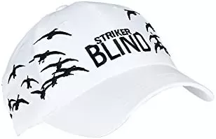 Blind Striker White Ball Cap