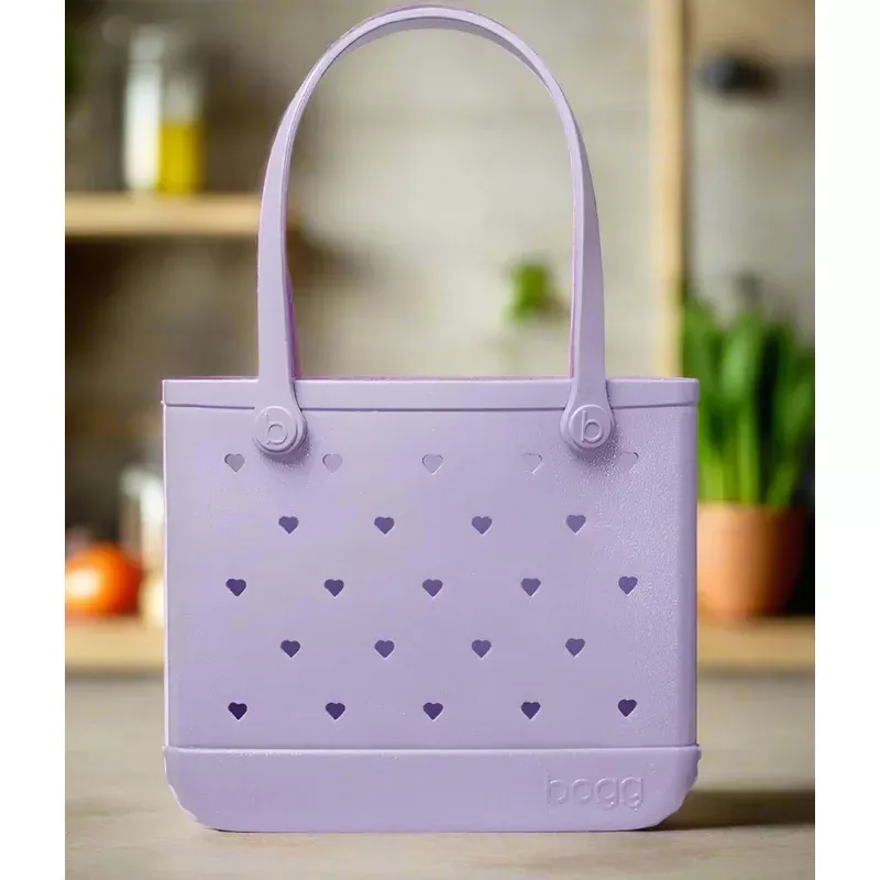 Bogg Bag Baby Shimmer Heart Lilac
