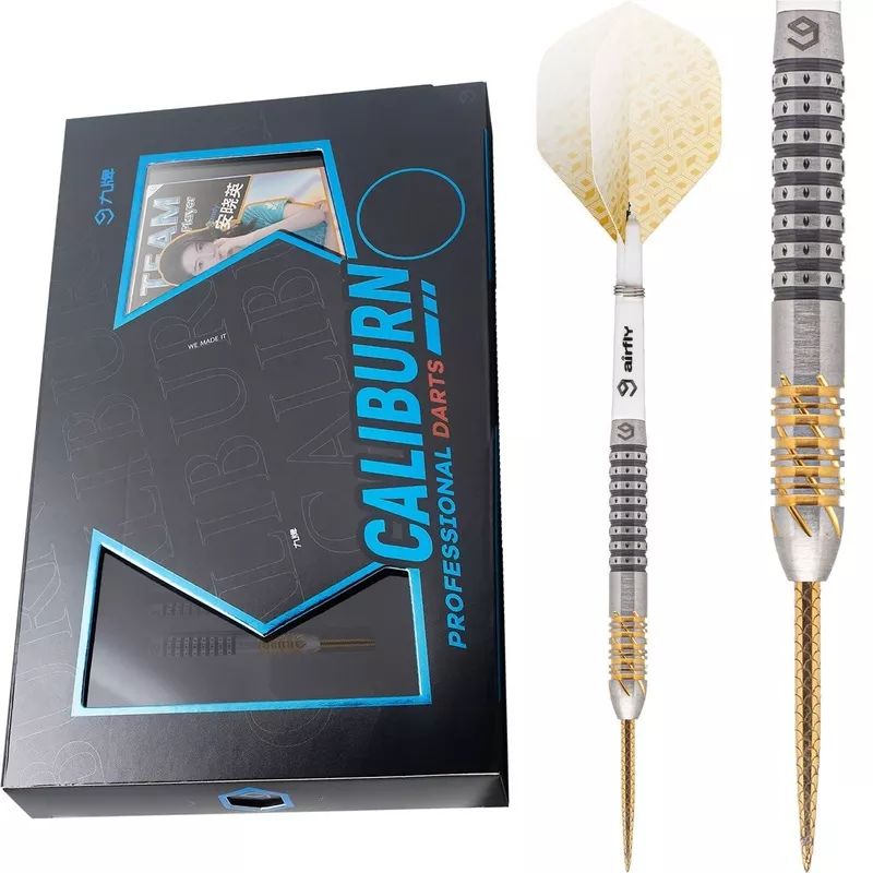 *Caliburn Player Darts - Steel Tip - 95% - Black & Gold - Sandy II