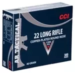 CCI Ar Tactical Rimfire Ammunition 956 22 LR