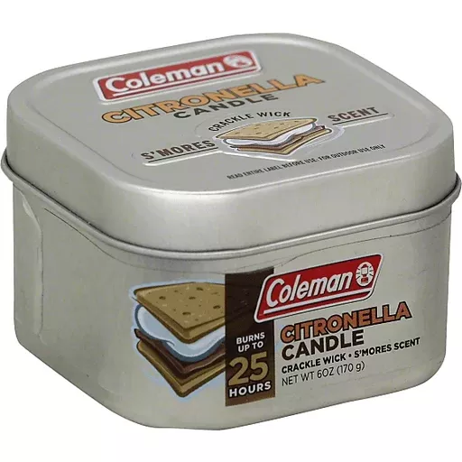 Coleman S’Mores Scented Citronella Tin Candle