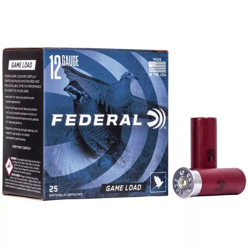 Federal Game Load Upland 12 Gauge 6 Shot Size