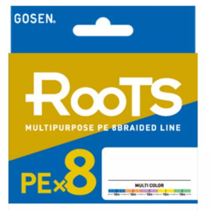 Gosen Line Roots PEx8 300m 1.5/30lb Multicolor