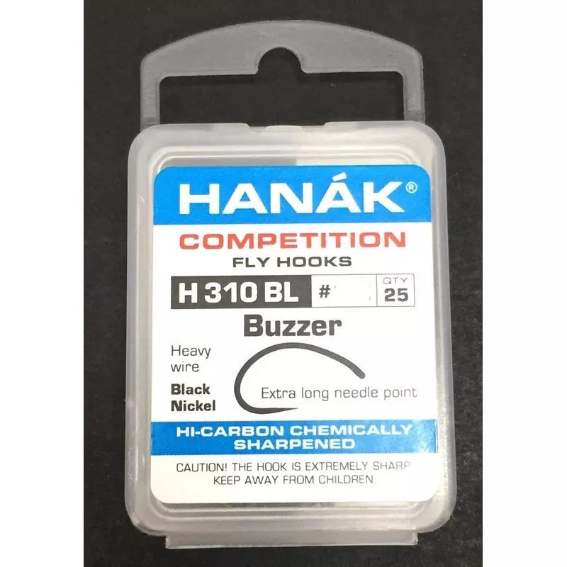 Hanak Hooks Model 310 BL Nymph 25 Pack