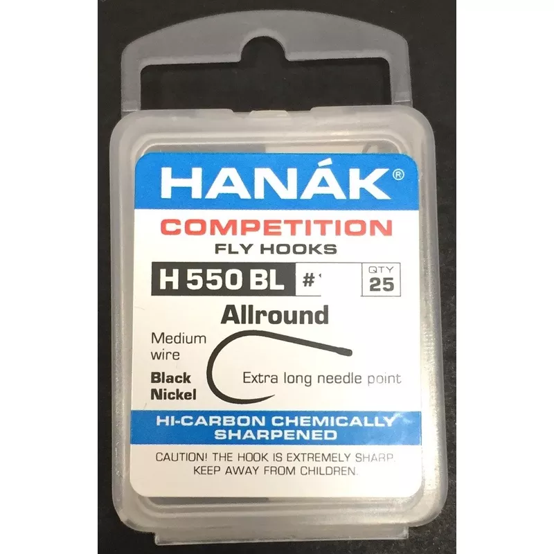 Hanak Hooks Model 550 Nymph 25 Pack