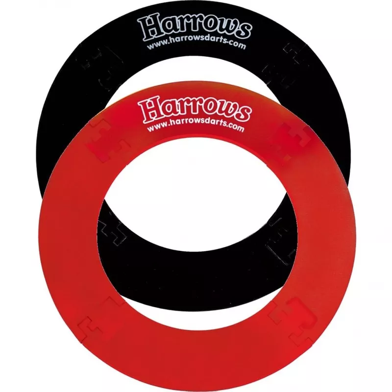 *Harrows Dartboard Surround - Lightweight - 2 Sided - Jigsaw Black