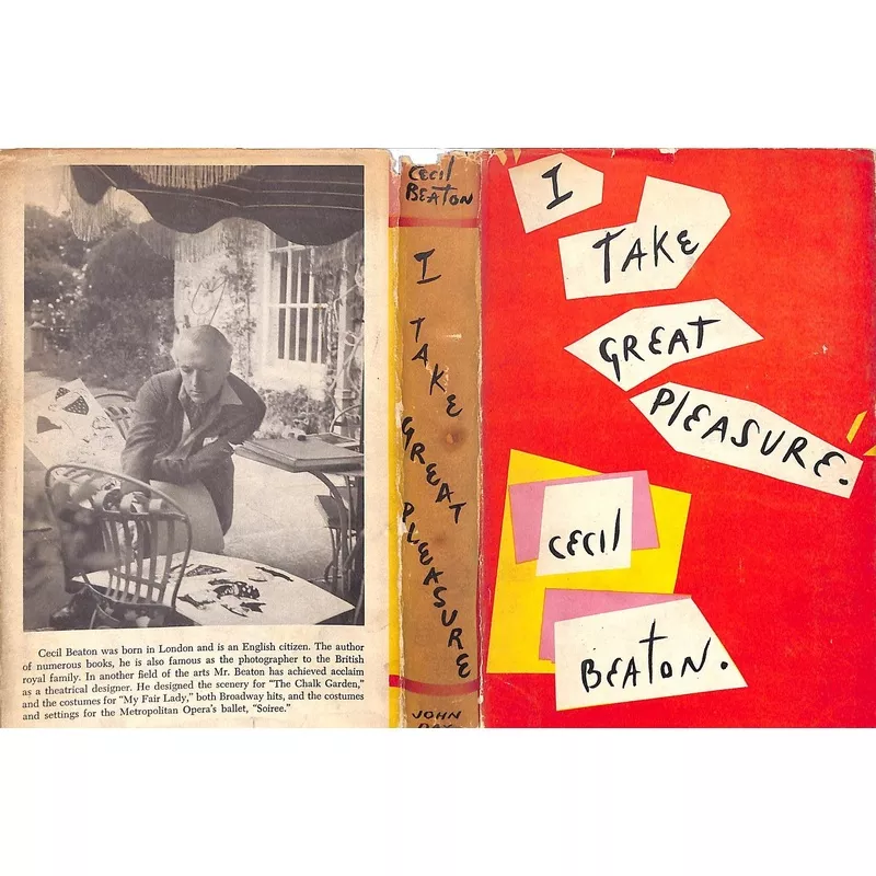 "I Take Great Pleasure" 1956 BEATON, Cecil (INSCRIBED)