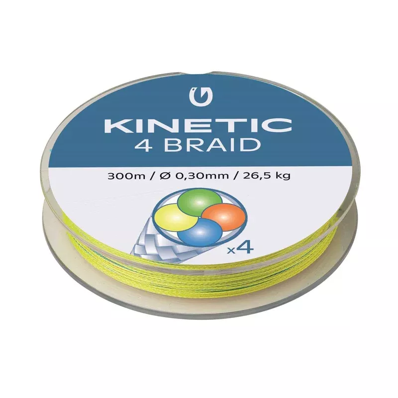 Kinetic 4 Braid Multi Colour 300M