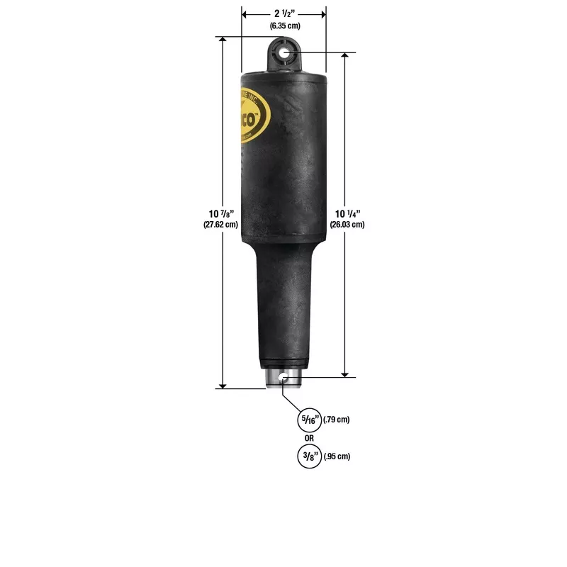 Lenco 2 1-4"" Stroke Xds Actuator 3-8"" 12v