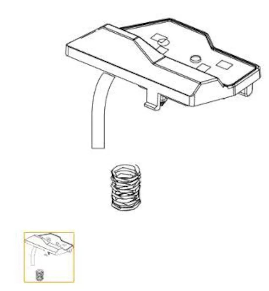 Lowrance Ghost Button, Front Left Kit 000-15310-001