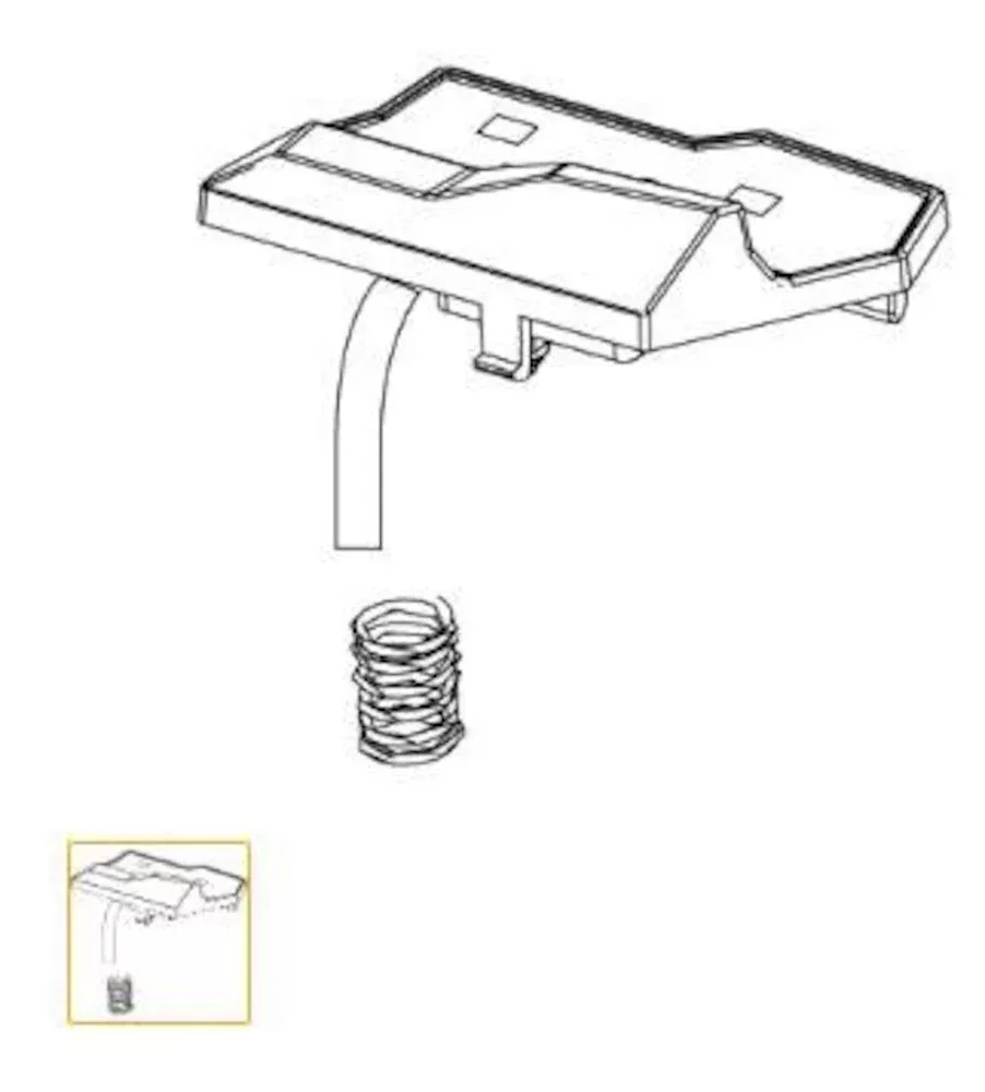 Lowrance Ghost Button, Rear Left Kit 000-15312-001