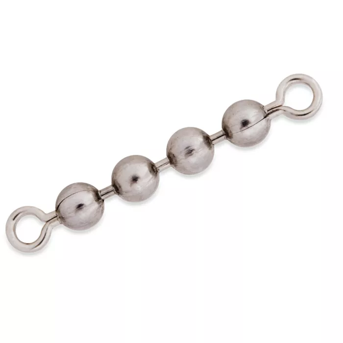 Luhr Jensen Bead Swivel Chains - Stainless Steel - 004