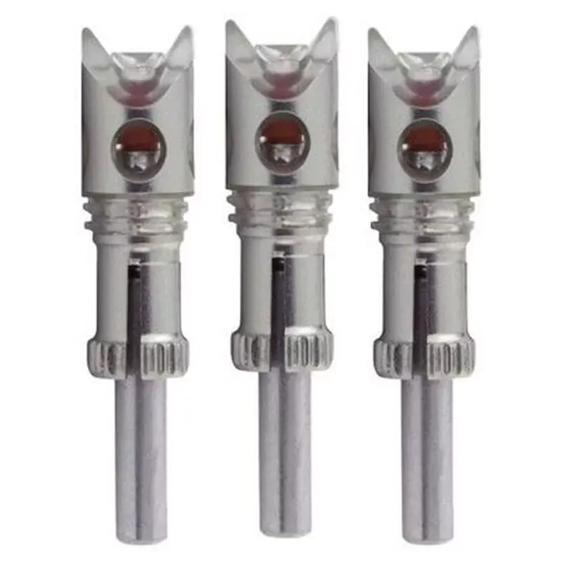 Nockturnal Crossbow Predator Red Lighted Nock, 3 Pack