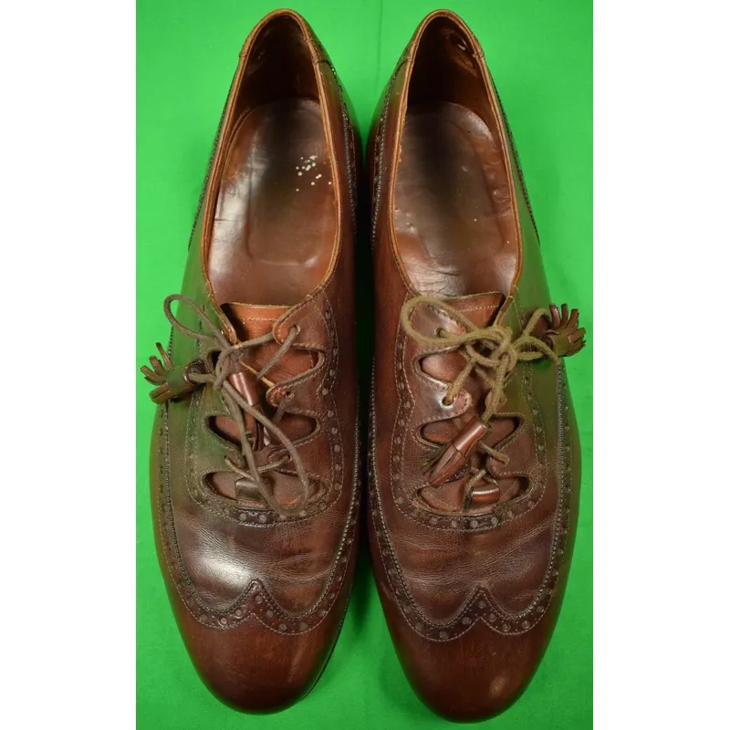 "Pair x Paul Stuart English Ghillie 'Brogues" Sz 11-1/2 D (SOLD)