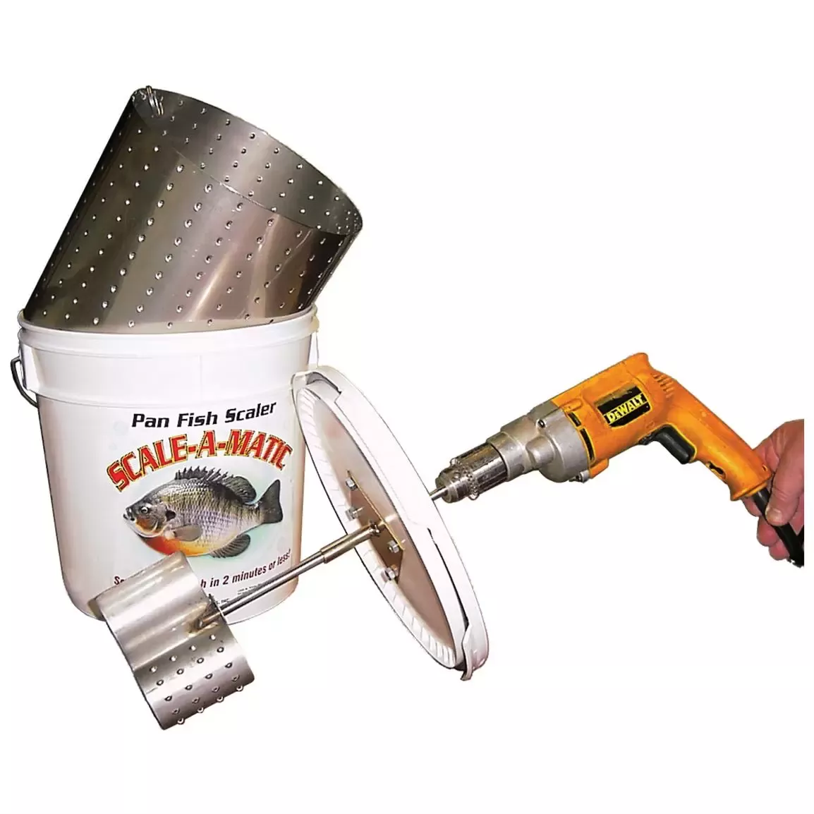 Productive Alternatives Scale-A-Matic SAM-4 Bucket Pan Fish Scaler