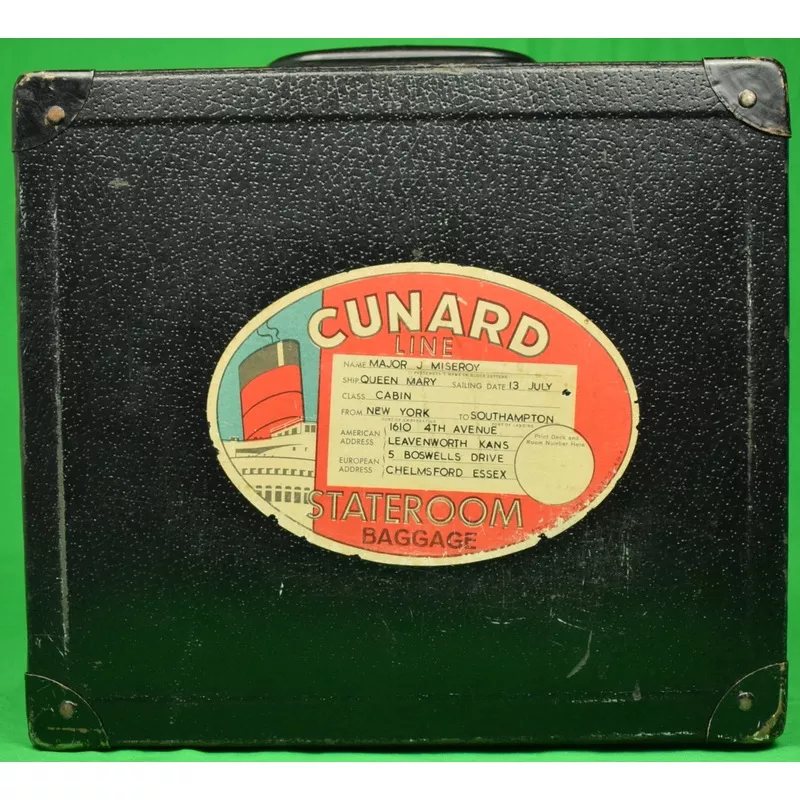 "Queen Mary Cunard Line Stateroom Baggage"