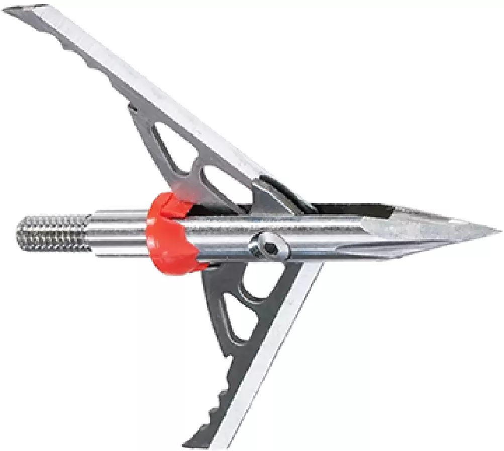 Rage Crossbow Hypodermic Broadheads 2-Blade 125 Grain, Shock Collar