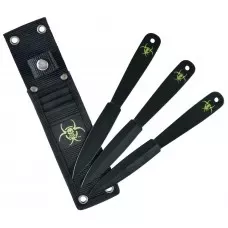 RUKO 3PC THROWING KNIFE SET W/SHEATH 7-3/8″