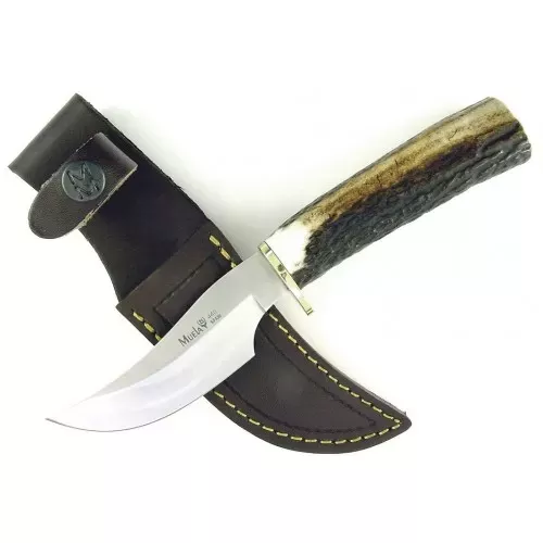RUKO Red Stag Handle Skinning Knife