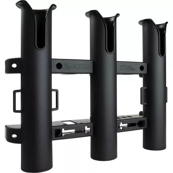 Sea-Dog Triple Threat Three Pole Rod Holder – Black