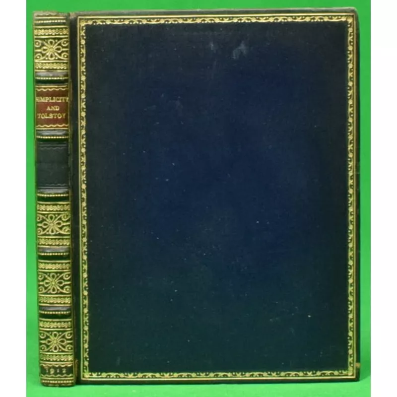 "Simplicity And Tolstoy" 1912 CHESTERTON, G.K.