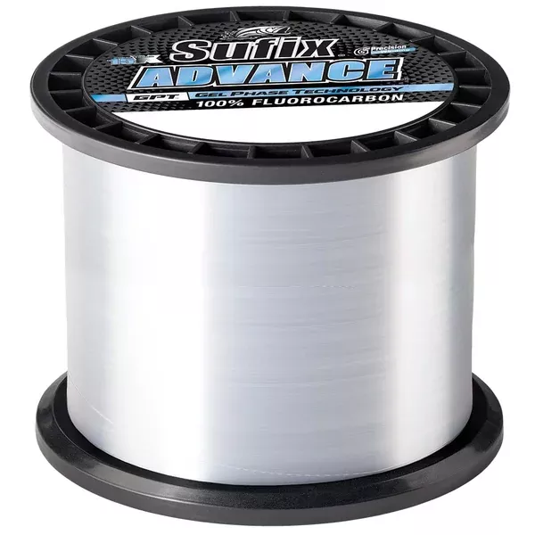 Sufix Advance Fluorocarbon – 12lb – Clear – 1200 yds
