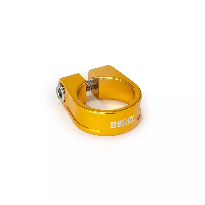 Theory Trusty Seat Post Clamp – 34.9mm – Gold