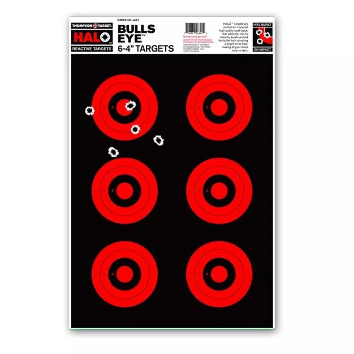 Thompson Target Halo Bull 6" & 4" React 5 pack