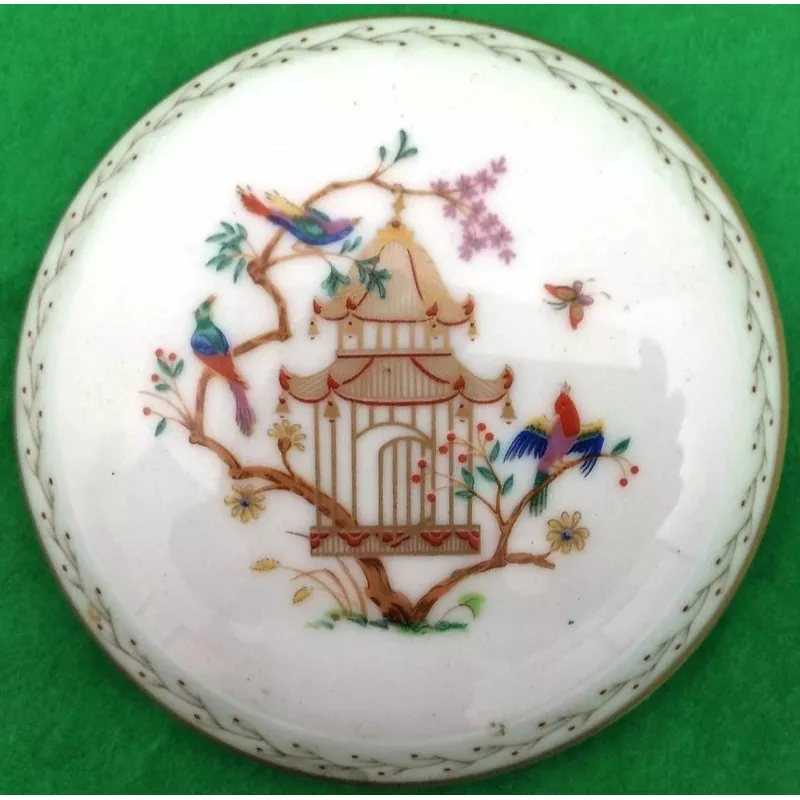 "Tiffany & Co Audubon Limoges Vanity Jar"