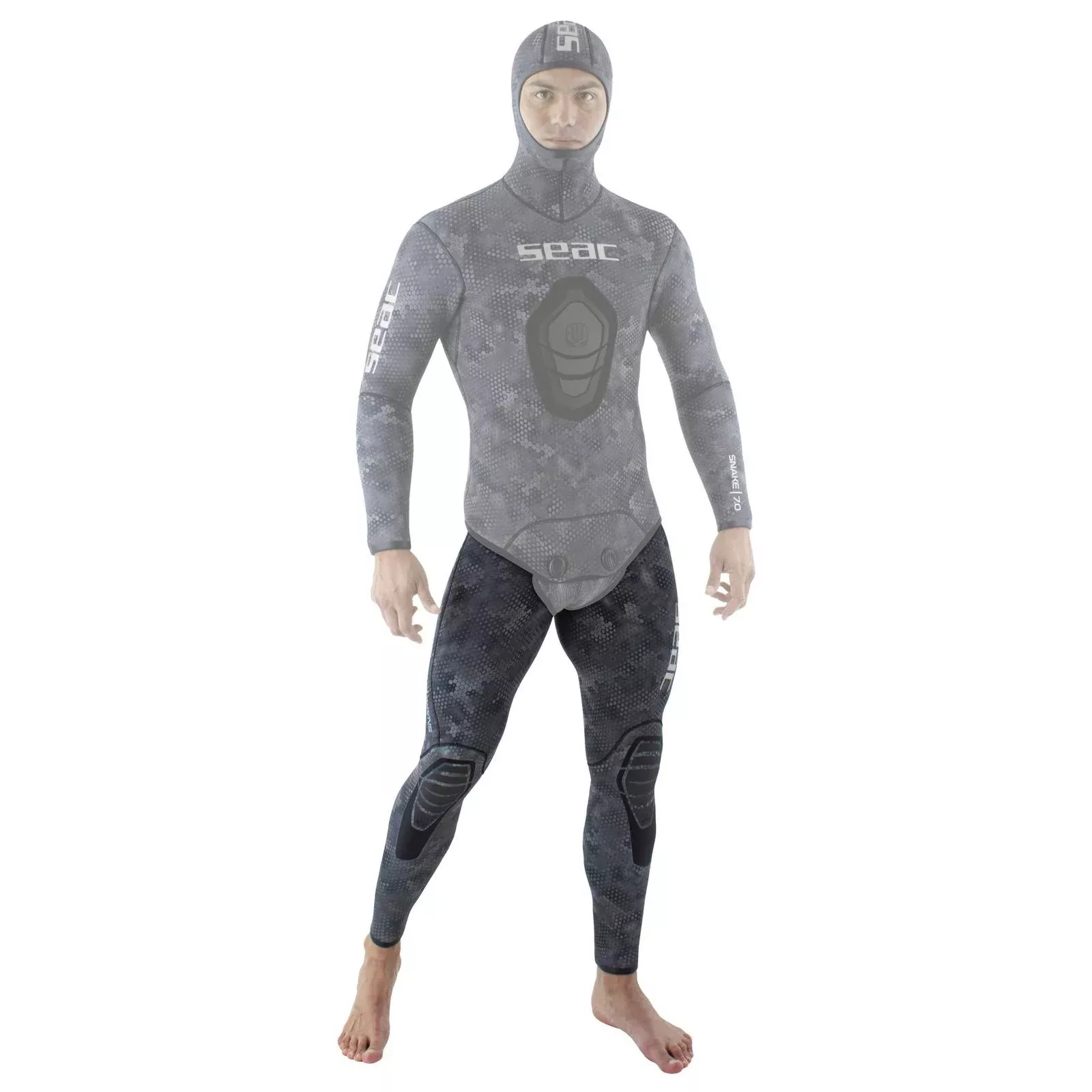 Wetsuit Pants Snake Man 7mm Camo L Seac 1-143-L
