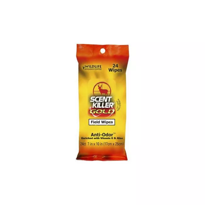 Wildlife Research Scent Killer Gold Field Wipes