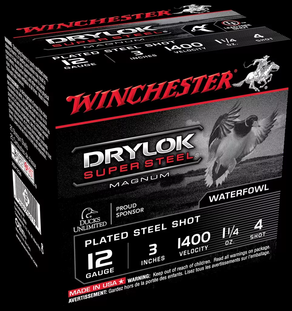 Winchester 12 Gauge 3″ Drylok Super Steel