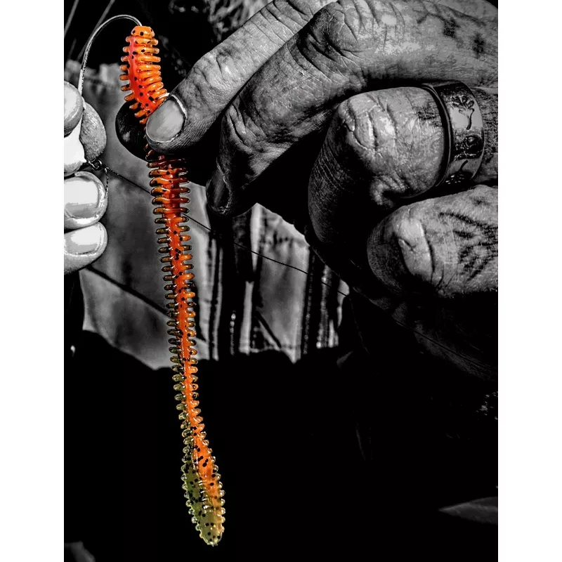 Zipper 6 Shakin' Worm|Black|Cinnamon Oxblood|Green Pumpkin|June Bug Chartreuse Tail|Natural Craw|Red Bug|Smoke Hologram|Watermelon|Watermelon Candy|Watermelon Red